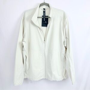 NWT Lululemon Athletica Light Stretch Zip-Up Jacket Light Ivory XXL